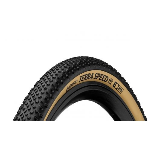 Покришка безкамерна Continental Terra Speed ProTection Black Chili 700 x 40 мм чорний з кремовою боковиною